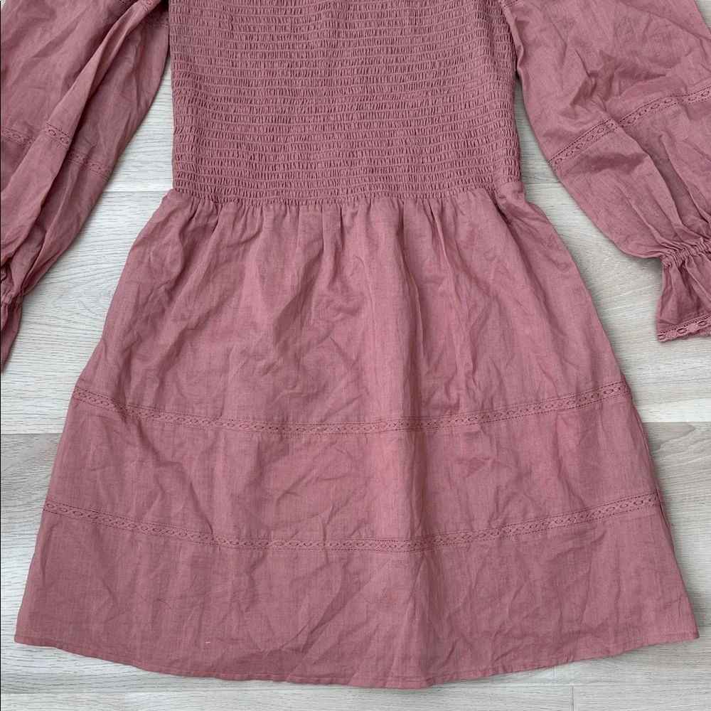 Reformation - Dunes Long Sleeve Mini Dress - Picture 6 of 13